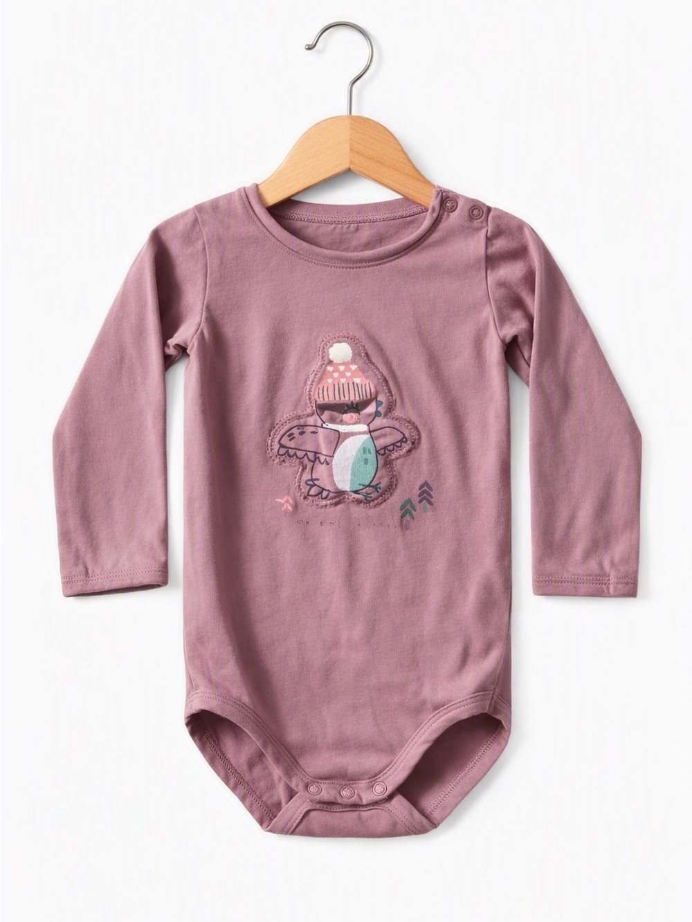 10/$15 Souris Mini Purple Long Sleeve Bodysuit